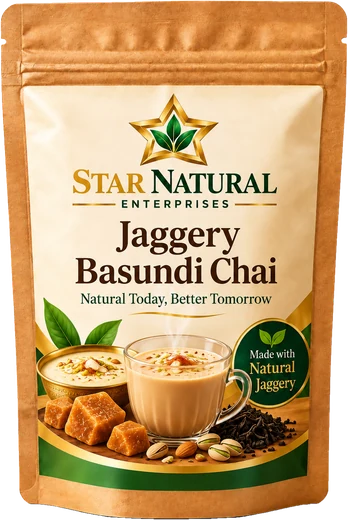 Star Natural Jaggery Basundi Chai pouch