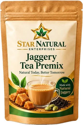 Star Natural Jaggery Tea Premix pouch